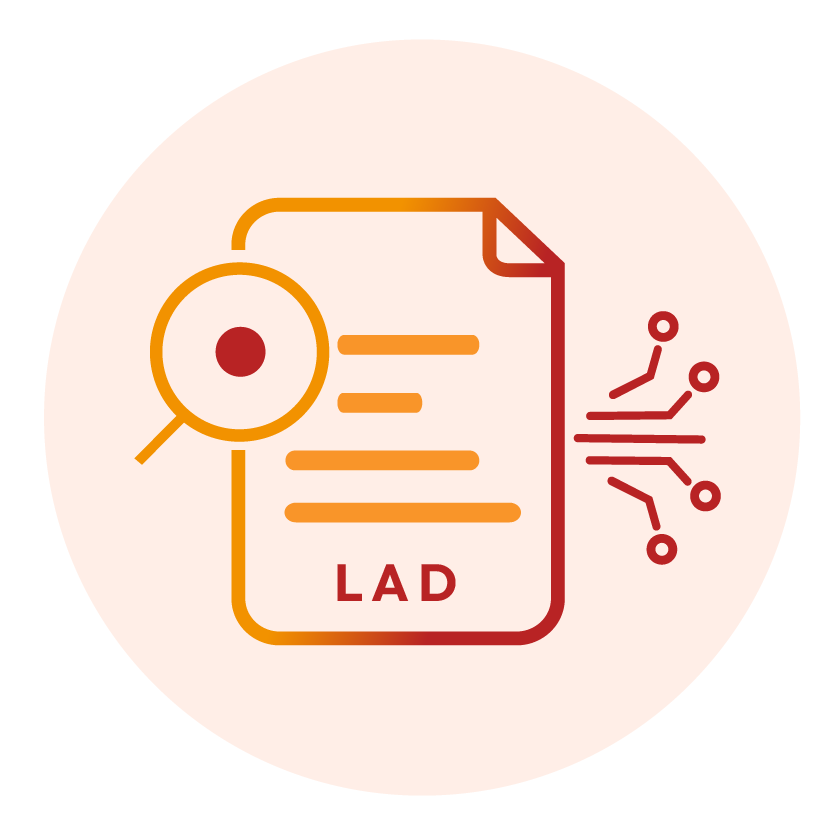 Pictogramme LAD, lecture automatique de documents
