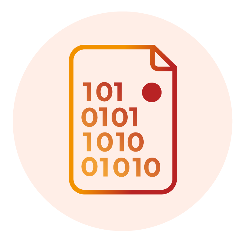 Pictogramme document chiffré