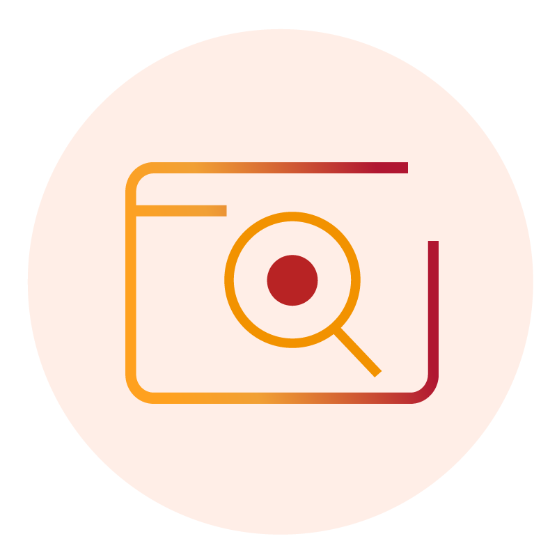 Pictogramme moteur de recherche documentaire