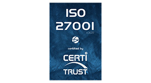 Logo de la certification ISO 27001 sécurité de l'information