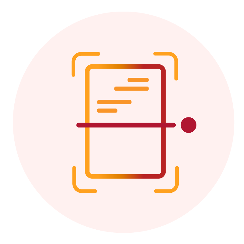 Opératrice Numen numérisant des documents
